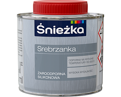 ŚNIEŻKA VOPSEA SILICONICĂ TERMOREZISTENTĂ ARGINTIE VOPSEA SILICONICĂ TERMOREZISTENTĂ ARGINTIE