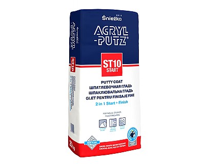 ACRYL-PUTZ® ST 10 START Glet pentru finisaje fine