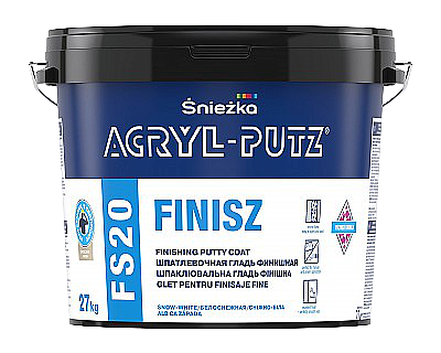 ACRYL-PUTZ® FS 20 FINISZ / FINISAJ Glet pentru finisaje fine